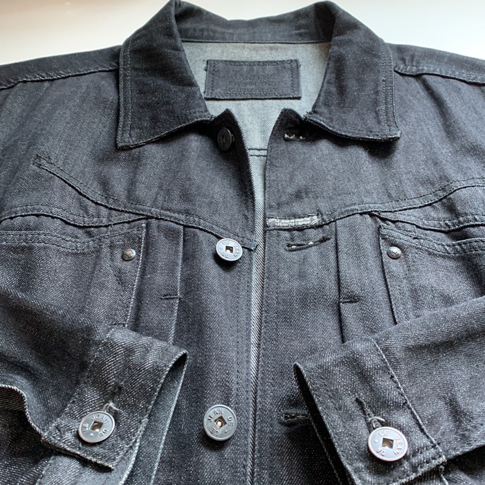 Vintage Marithe + Francois Girbaud Black Denim Jacket